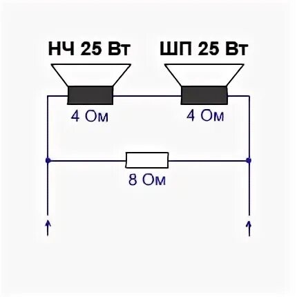 Последовательное соединение динамика. Последовательно-параллельное соединение динамиков 4 ом. Схемы подключения динамиков с разным сопротивлением. Последовательное подключение динамиков 4 ом. Схема подключения последовательно и параллельно динамиков.