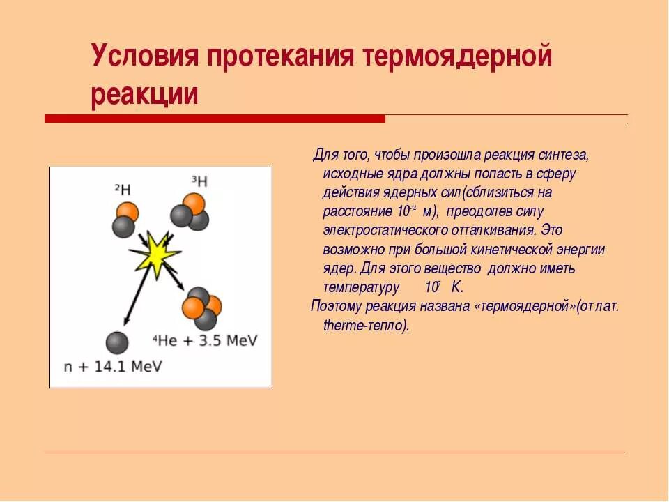 Получение управляемой ядерной реакции. Схема реакции термоядерного синтеза. условия осуществления термоядерной реакции. термоядерная реакция синтеза условия. основные условия протекания термоядерной реакции.