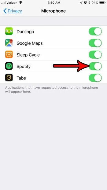Как выключить микрофон на айфоне. Микрофон приложение iphone. спотифай на айфон. айфон как отключить микрофон в приложениях.