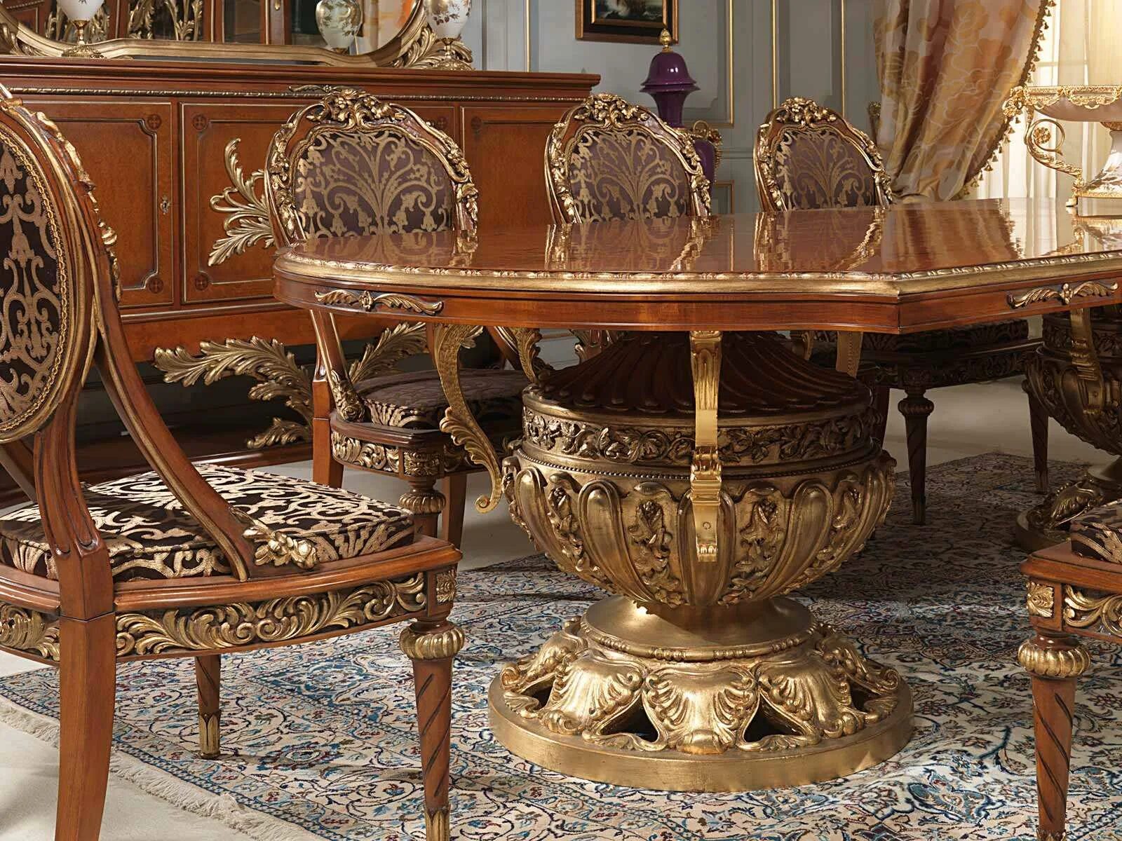 Итальянская мебель Людовик 16. Мебель в стиле Версаль. Стол в 9 раз дороже стула