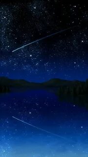 Ночью на небе загадочно мерцают звезды