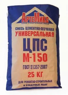 Сухая смесь монтажно кладочная цементно песчаная