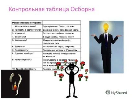 Контрольная таблица