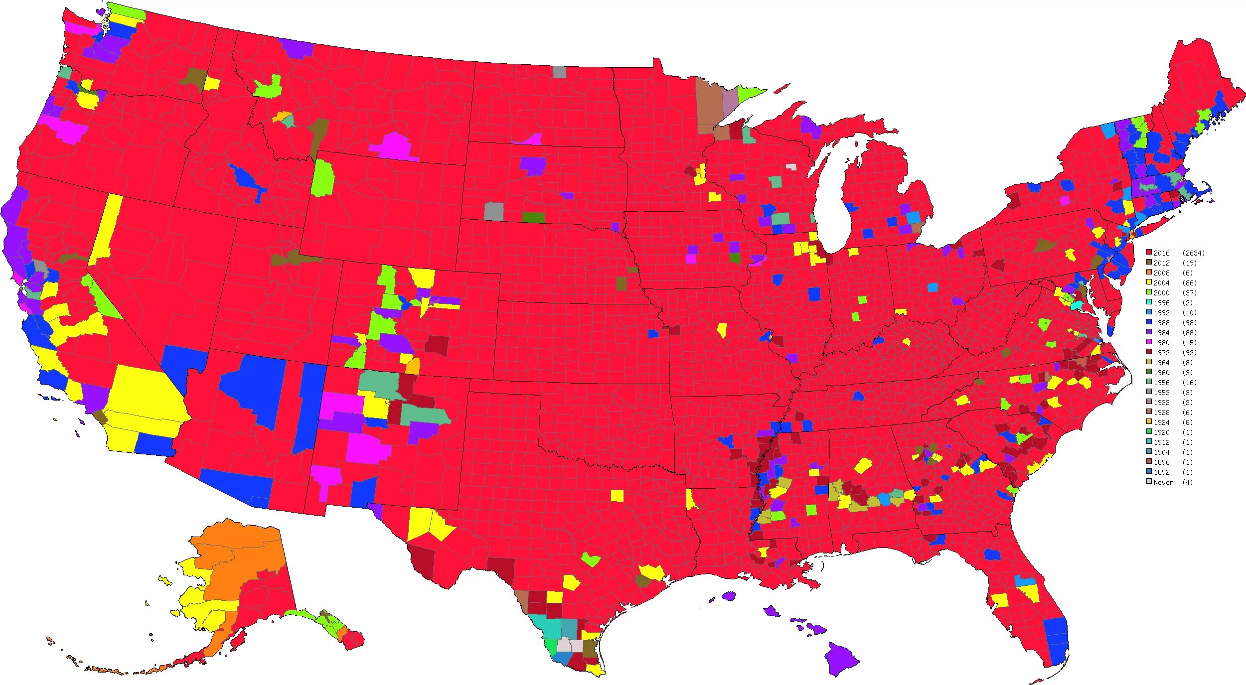 Vote map