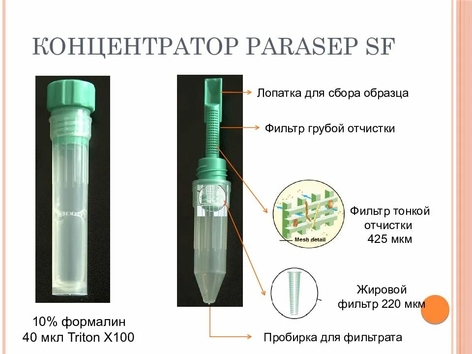 Пробирка для анализа методом parasep. Пробирка для кала методом parasep. Концентратор парасеп. Концентраторы для кишечных паразитов Mini parasep. Кал на яйца глист методом