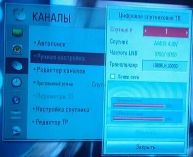 Частота настройки каналов на телевизоре