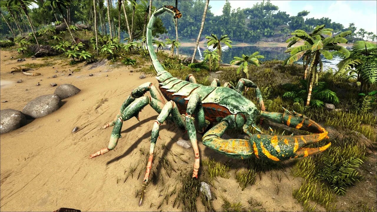 Additional creatures 2 wild ark. Бронтоскорпио. ризодус арк. rhizodus ark.