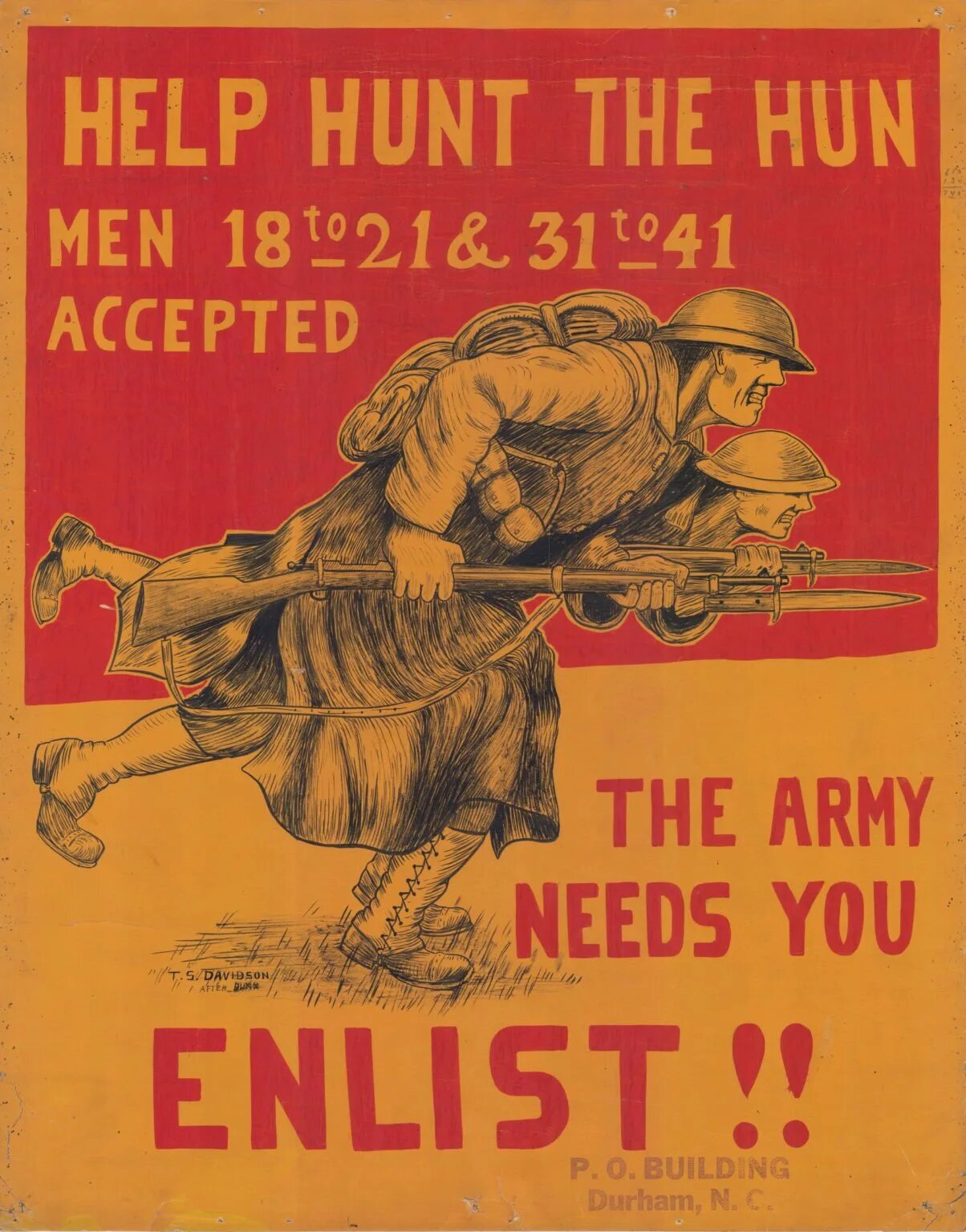 Army needs you. Ww1 propaganda posters. Huntrhelp.