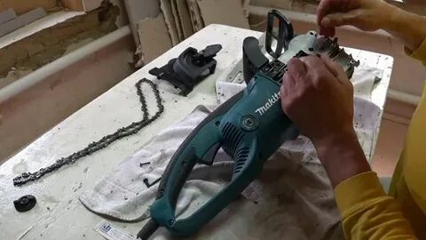 Как разбирать электрическую пилу