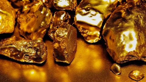 Raw gold