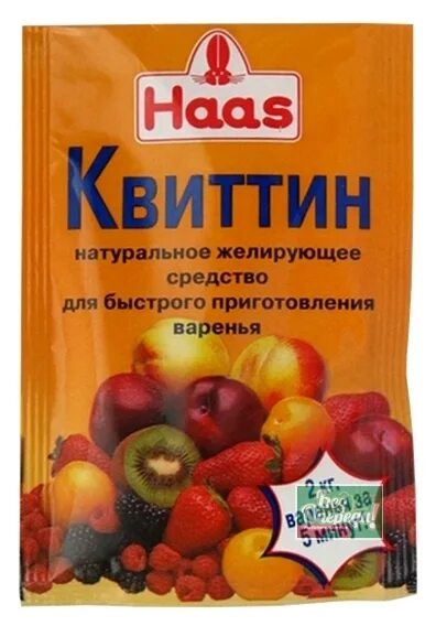 Загустить пектином