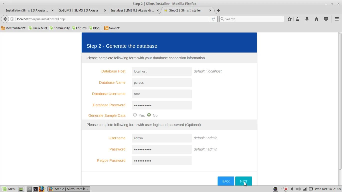 Default localhost. Login password database. host: localhost database: database_name. root database screenshot. generate password png.