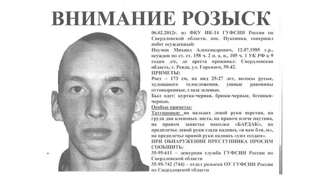 Организация федерального розыска скрывшихся лиц Мое право