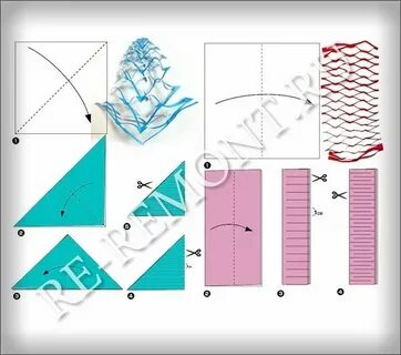 Гирлянды из бумаги схемы