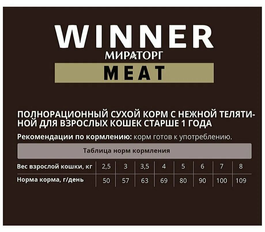 Winner meat сухой корм для кошек. Winner корм для кошек телятина. Корм winner meat 300г сухой. Корм winner meat с нежной телятиной для взрослых кошек 750г.