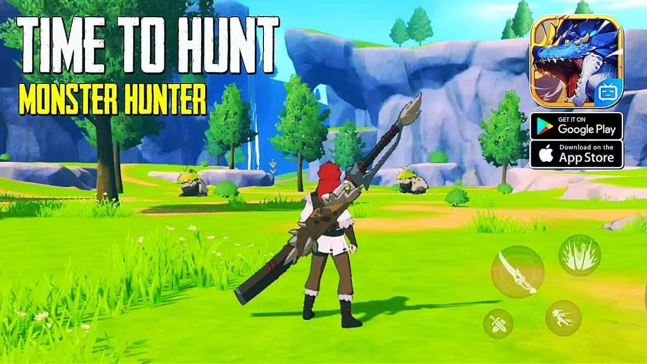 Хантер мобайл. Игра на андроид Monster Hunter. Time to Hunt игра. Монстер Хант геймплей. Монстр Хантер на андроид.