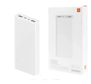 Внешний аккумулятор xiaomi 3
