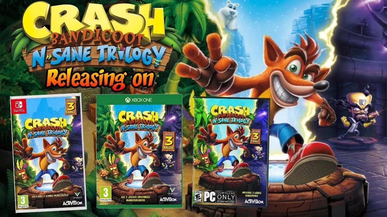 Игру краш икс. Crash bandicoot nintendo. crash bandicoot trilogy xbox. crash bandicoot n sane trilogy nintendo switch. краш трилогия xbox one.