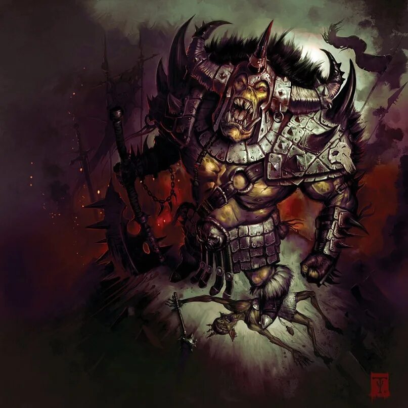 Темный орк. Вархаммер фэнтези зеленокожие. warhammer fantasy зеленокожие. орки вархаммер фэнтези арт. чёрные орки вархаммер фэнтези.