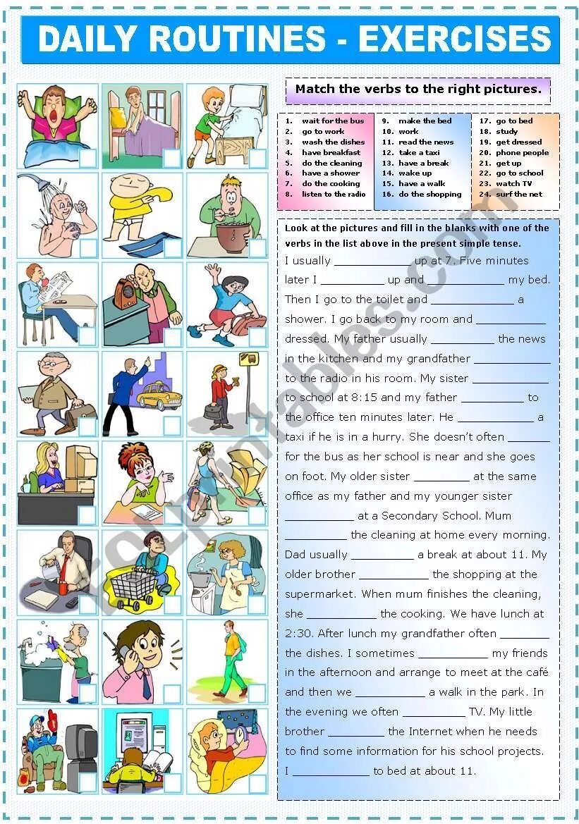 Reading routine. Daily routine задания для детей. present simple упражнения daily routine. упражнения по теме daily routine. картинка для описания daily routine.
