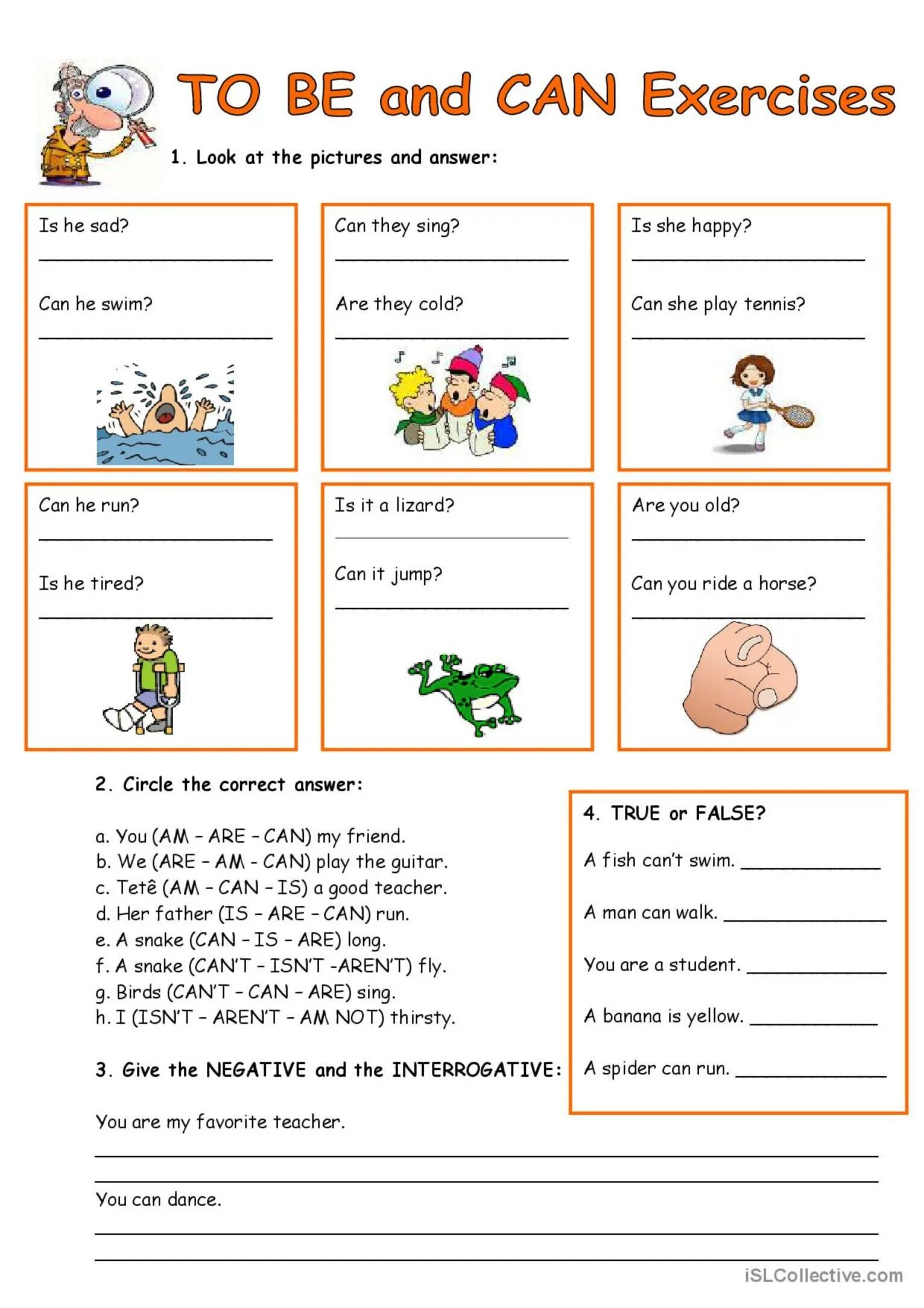 Have is can test. Задания can could. Упражнения на тему can could. Глагол can Worksheets for Kids. Can can't упражнения.