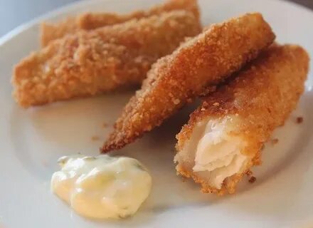 Палочки из филе минтая в панировке