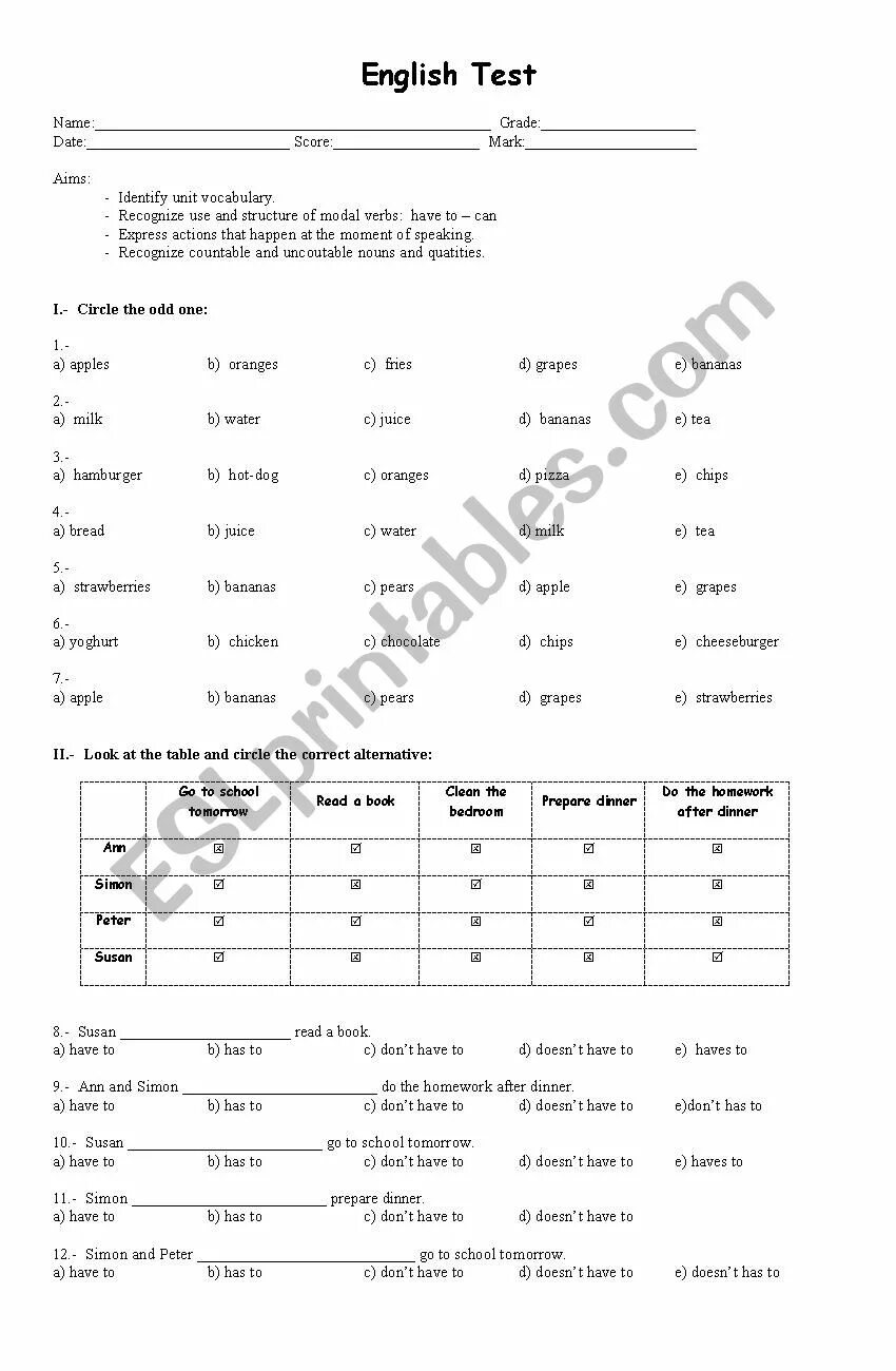 Английский тест 6 б. Test 6-th Grade 6 класс. Test in English Grade 8 класс. English Test 6 Grade. 6th Grade Test.