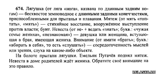 Русский язык 5 класс упражнения 674. Русский язык 5 класс ладыженская упражнение 674. Русский язык 5 класс лягушка невеста. Гдз по русскому языку 5 класс упражнение 674.