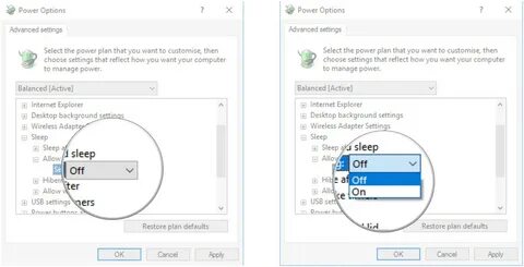 Usb settings