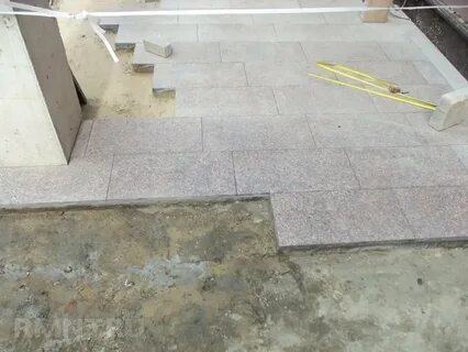 Укладка гранита