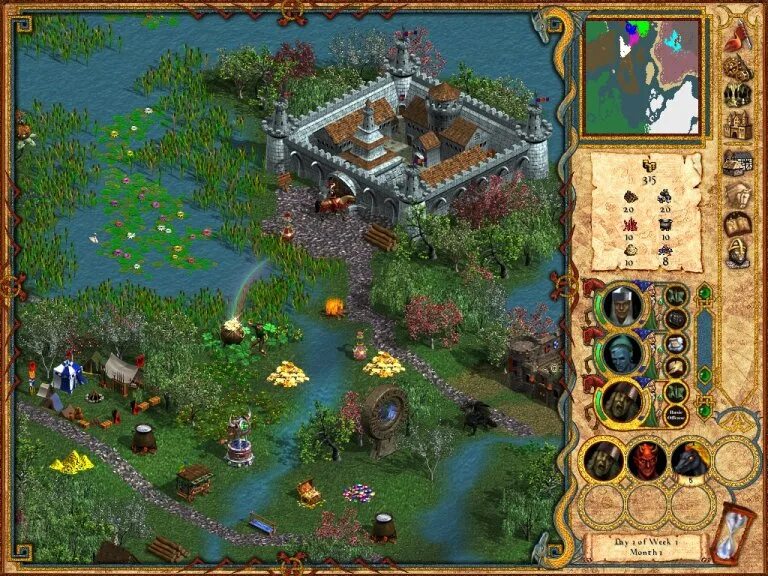 Might and main. Герои меча и магии 4. Heroes of might and Magic 4 герои. HOMM 4 Скриншоты. Герои меча и магии 4: грядущая буря.