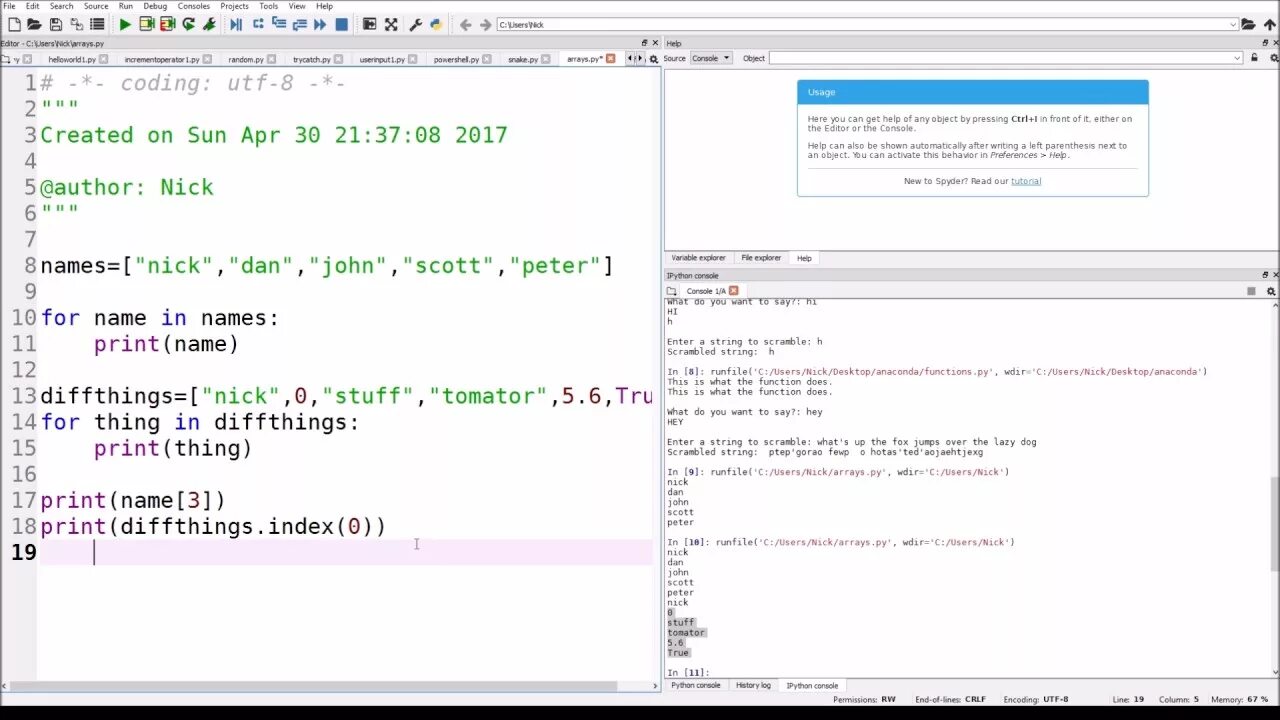 Python array. Python array