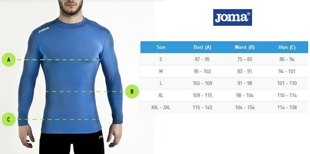 14 размер у мужчин. Размерный ряд Joma одежда. Размерная линейка Joma Liga 5. Joma Размерная сетка. Размерный ряд Джома футболки.