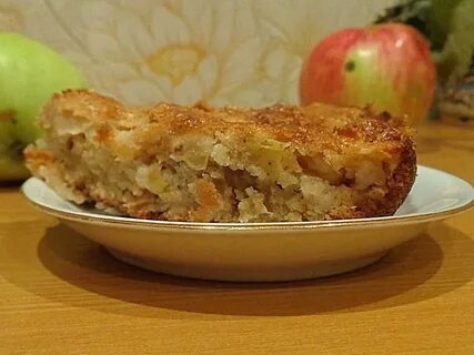 Шарлотка на сковороде без яблок