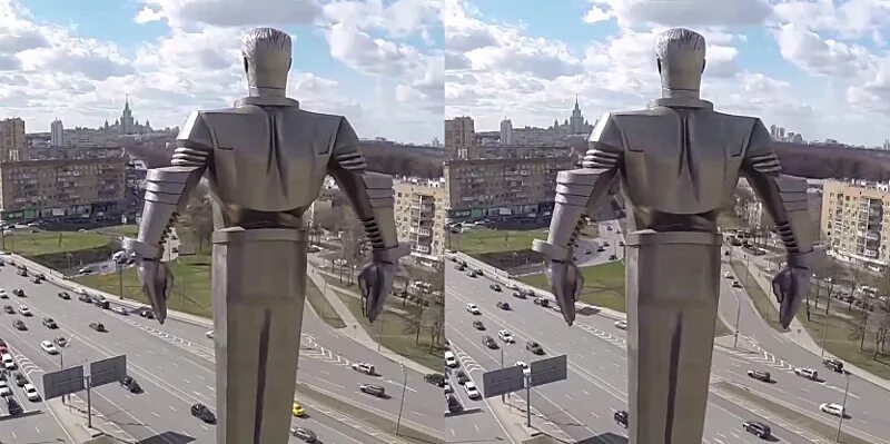 First man in space honoured with statue in London - YouTube