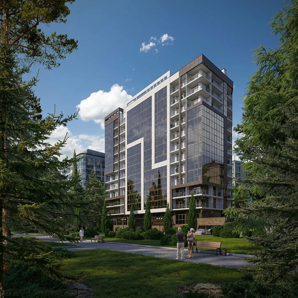Панорама: Park Plaza, жилой комплекс, Крым, Алушта, ул. Парковая - Яндекс Карты