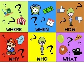 Where what how when