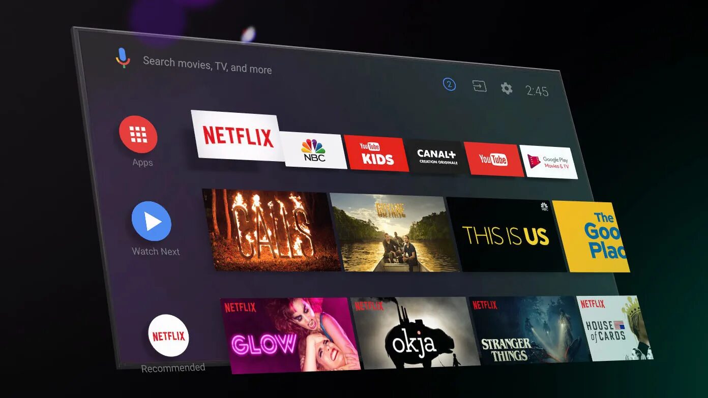 Аналог андроид тв. Android TV Интерфейс. Меню андроид ТВ. Меню смарт ТВ андроид. Android TV 9 Интерфейс.