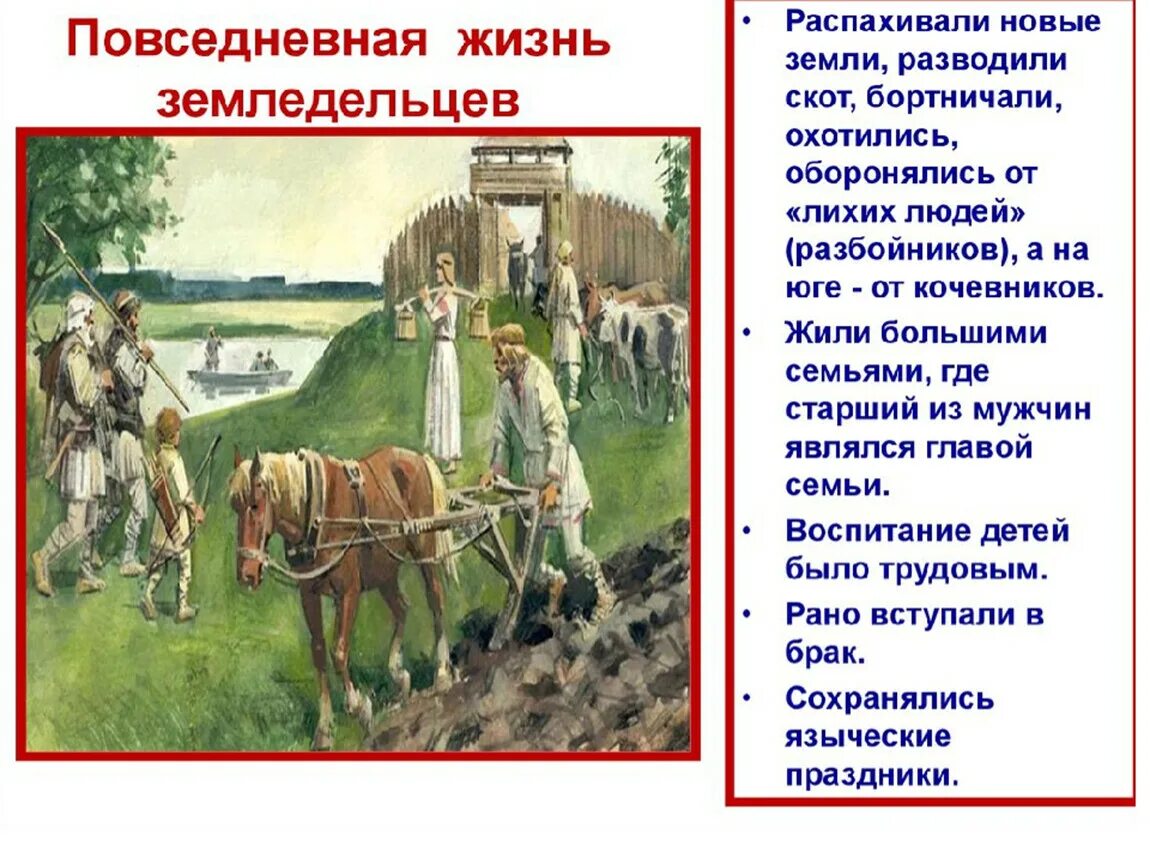 Повседневная жизнь земледельцев древней Руси. Жизнь земледельцев в древней Руси. Занятия крестьян. Жизнь кресгят в древней Руси. Хозяйственная деятельность и особенности быта