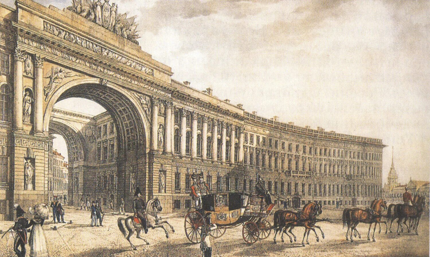 Санкт петербург в начале 18 века. Беггров «вид Дворцовой набережной» 1826.