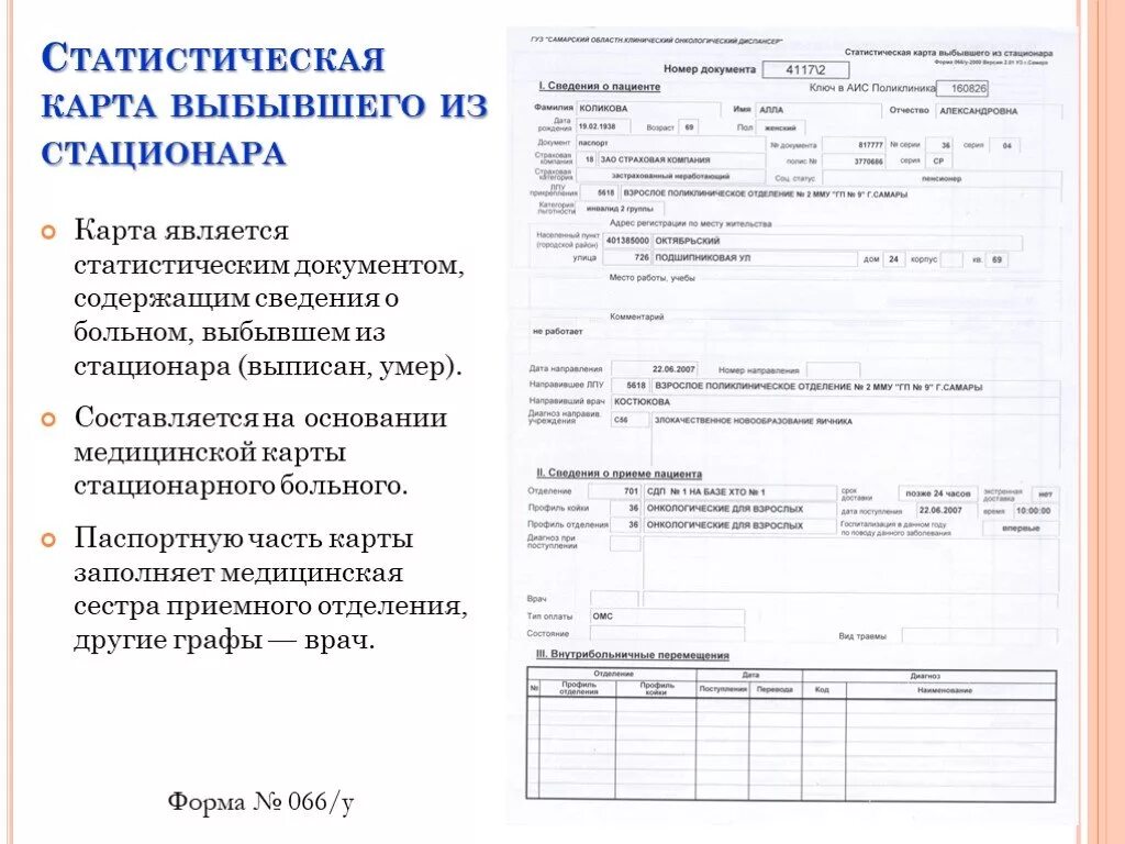 Статистическая форма медицинская карта стационарного больного. Статистическая карта выбывшего больного из стационара. Карта выбывшего из стационара пример. Карта выбывшего из стационара форма. Карта пациента в стационаре