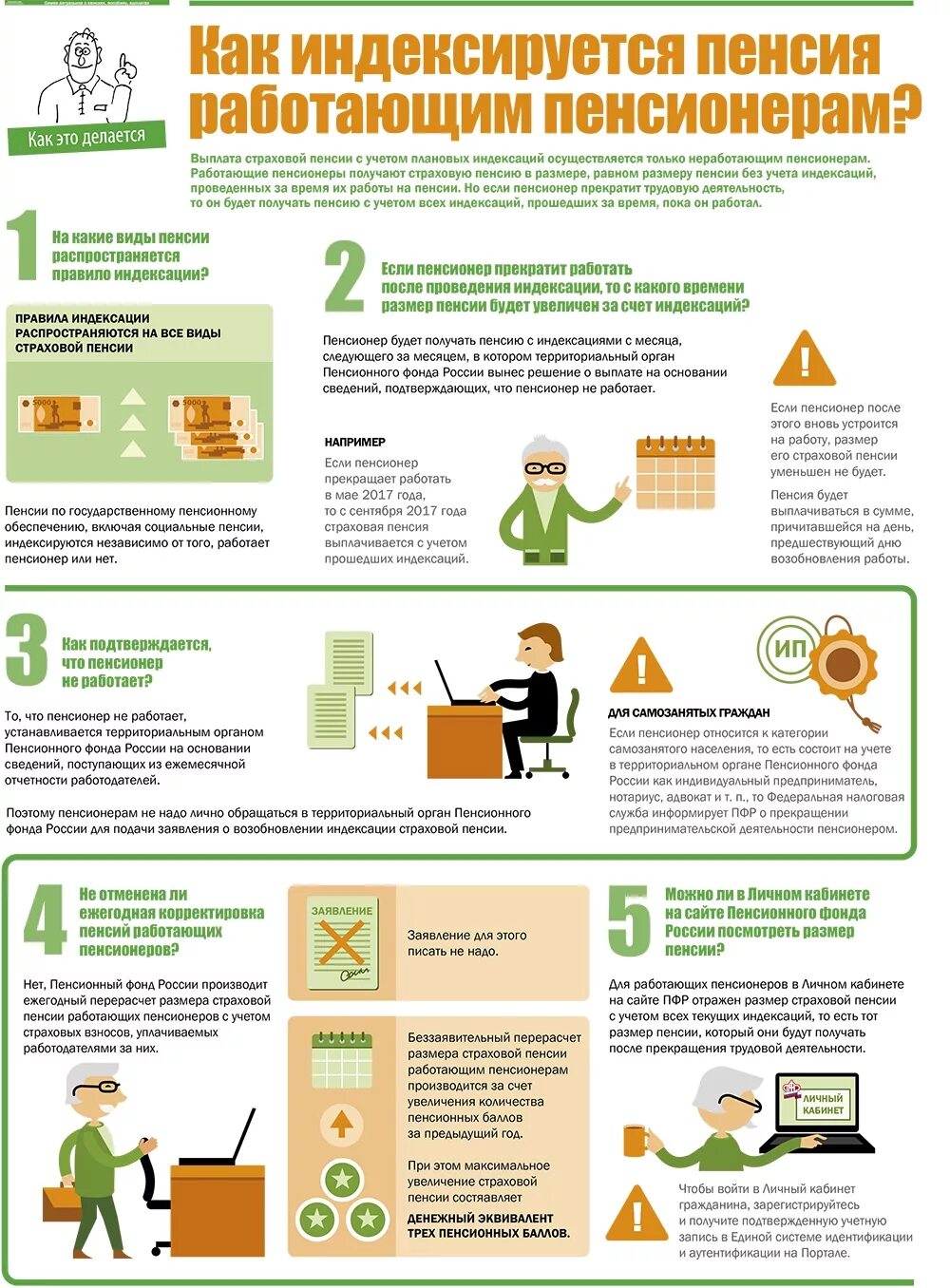 Как проиндексироватьпенсию работающем пенсионеру. Пенсии после увольнения. Пересчёт пенсии после увольнения работающего. Перерасчет пенсии.