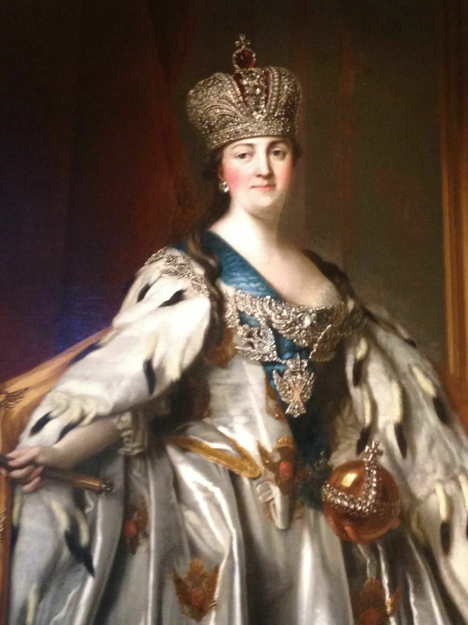 Коронационный портрет Екатерины 2.