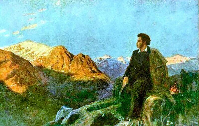 Приезд его на кавказ. Пушкин на Кавказе Арзрум. Пушкин на Кавказе 1829.