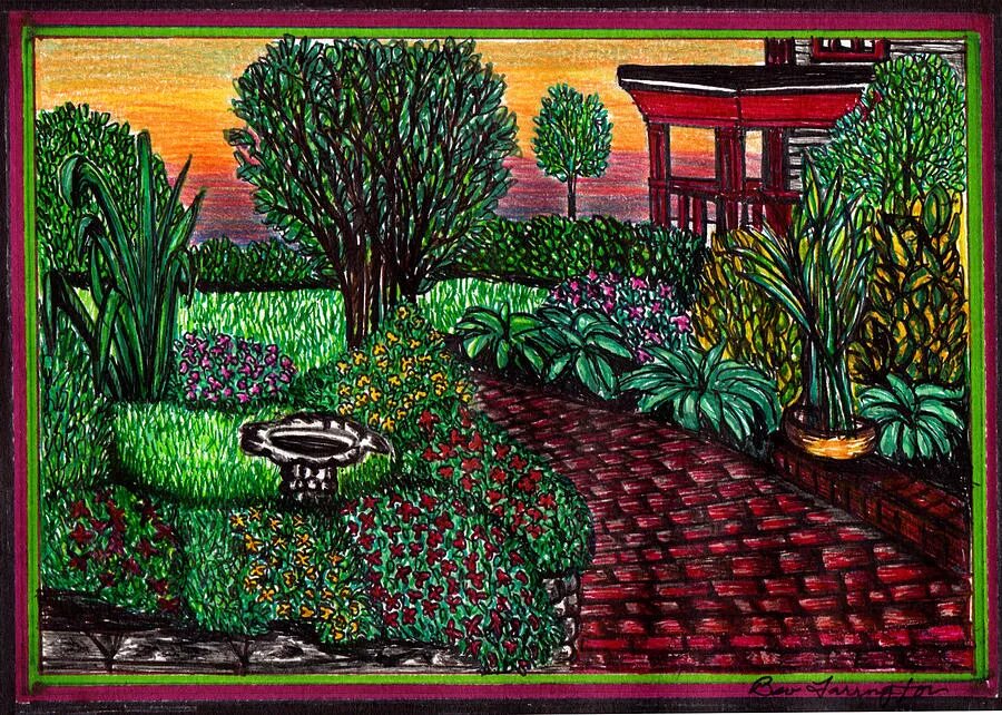 Рисунок сада. Французский сад рисунок. Garden рисунок. Нарисовать французский сад. Турецкий сад рисунок.