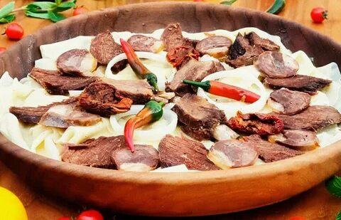 Блюда казахской кухни из конины