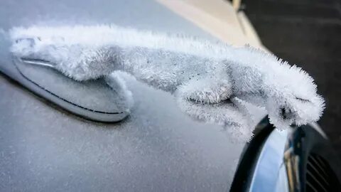 Замерз капот