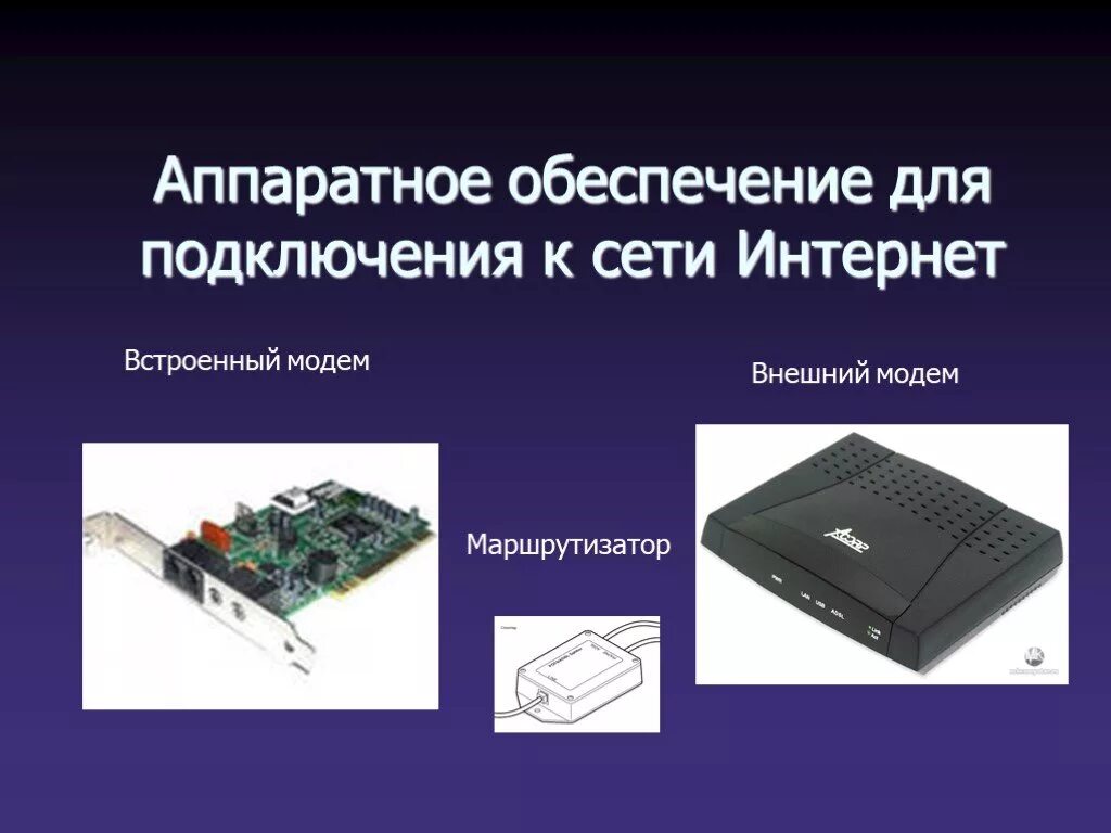 Настройка аппаратных средств. Аппаратное обеспечение для подключения к сети интернет. Аппаратные средства вычислительной техники. Аппаратные модемы. Аппаратное обеспечение интернета.