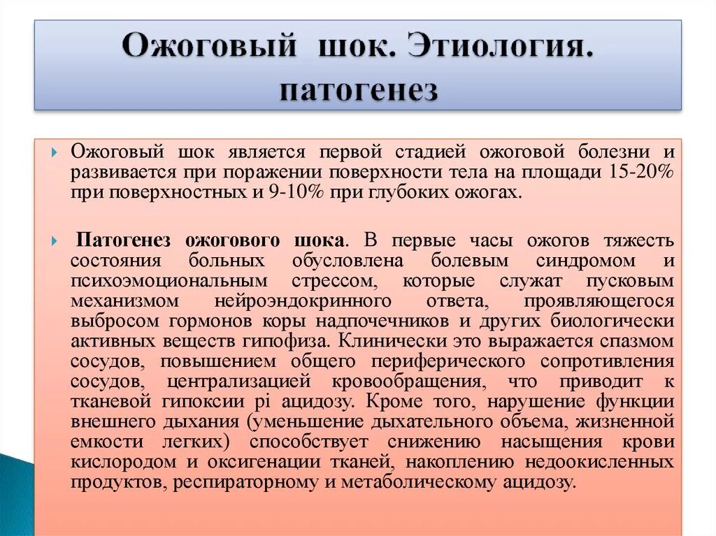 Степени шока при ожогах. Ожоговый ШОК этиология патогенез. Механизм развития ожоговой болезни. Патогенез ожогового шока. Ожоговая болезнь этиология.