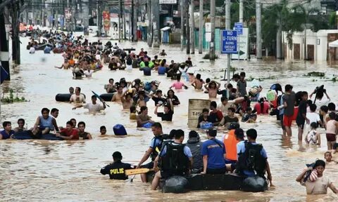 Flood people